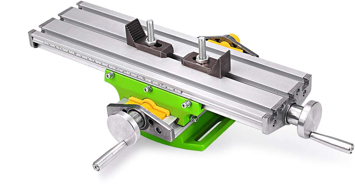 TwoWin Milling Machine Working Cross Table Mill Machine Compound Drilling Slide Table For Bench Drill Adjustme X-Y