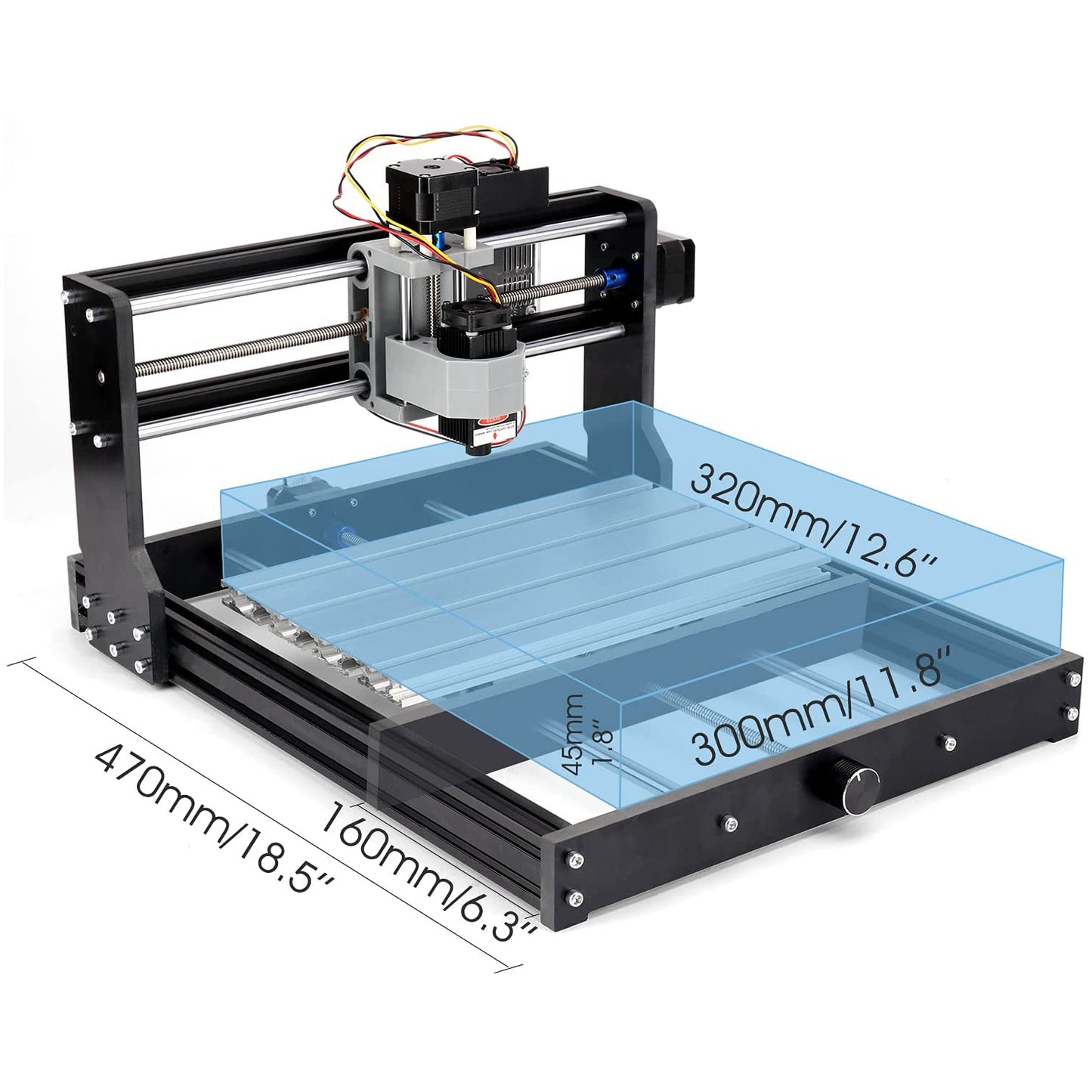 iklestar™ CNC 3018 Pro Extension Kit Upgrade 3018 to 3040