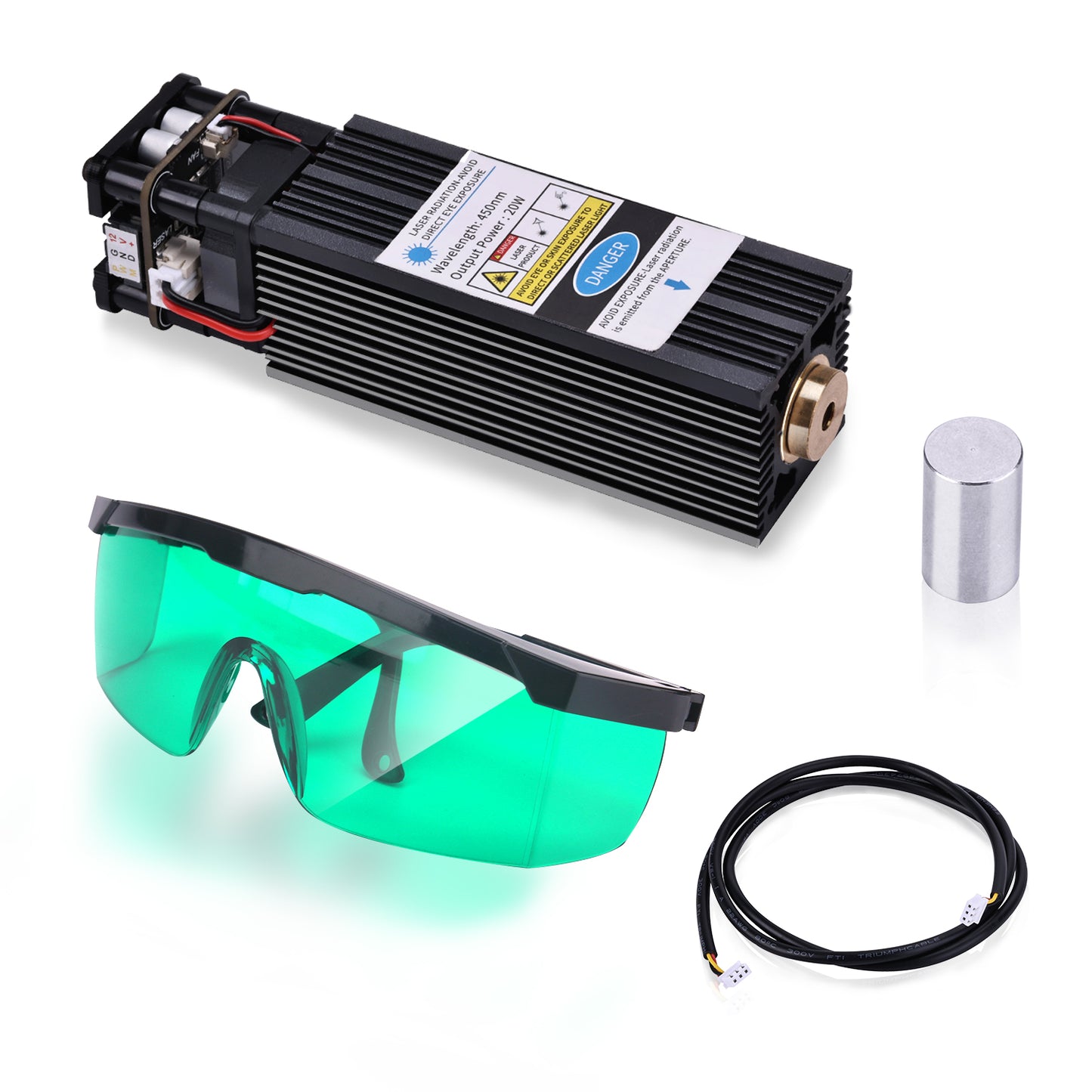 iklestar™ 20W Fixed Focus Laser Module Kit