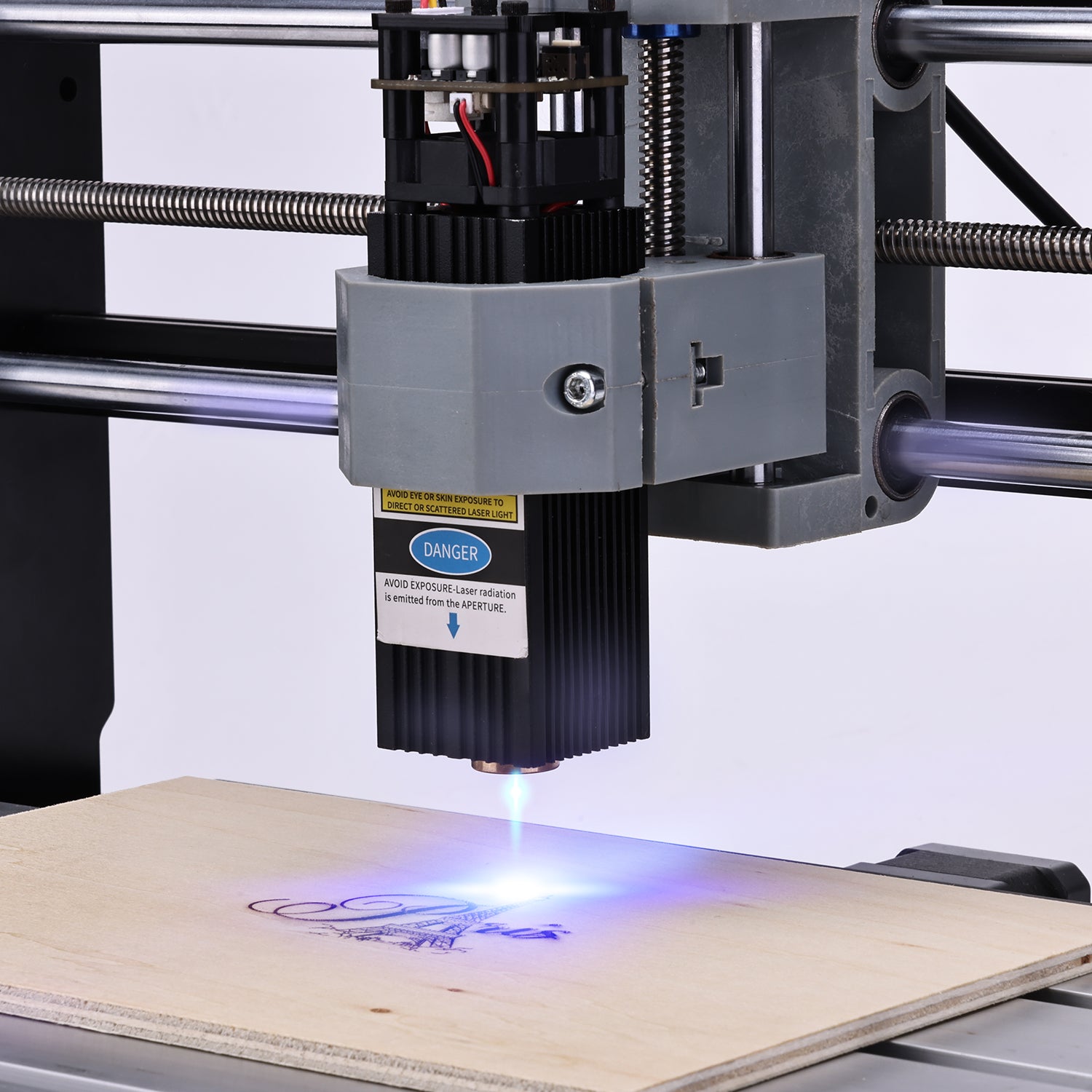 4240 Laser Engraving Machine for Metal, Iklestar 40W Laser Engraver and  Cutter for Wood, 10000mW Optical Power, Compressed Spot, DIY Marking