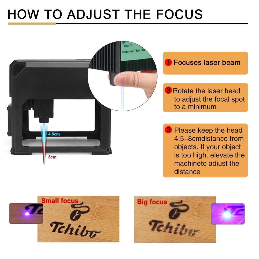 iklestar™ 3000mw Mini CNC K5 Laser Engraver