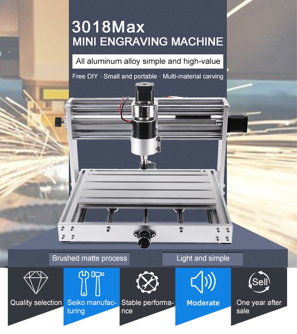 iklestar™ CNC 3018 MAX Cutting Edge CNC Machine