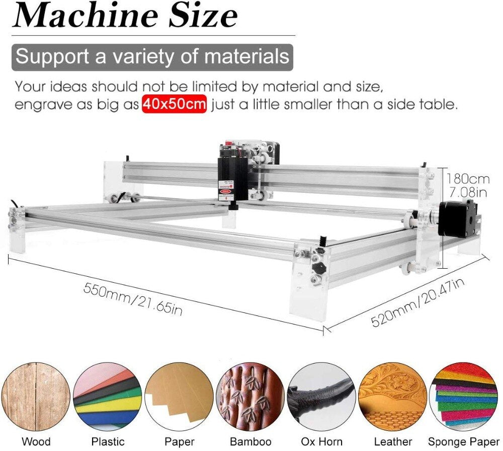iklestar™ CNC 4050 Laser Engraving Machine